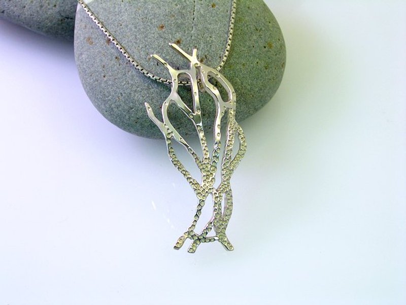 《生命之树》纯银项炼 - 项链 - 其他金属 白色