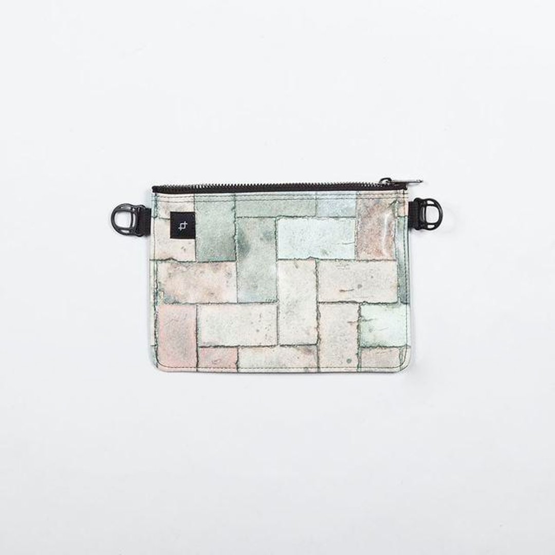 【lightweight! 95g】 Color Block Shoulder Bag Mini - 手提包/手提袋 - 其他材质 