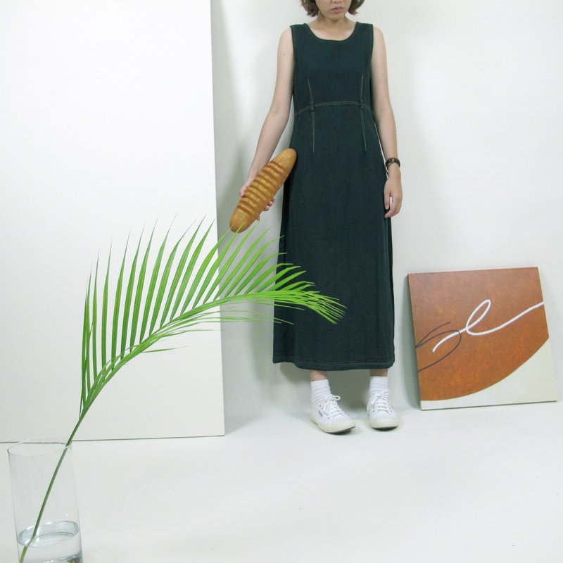 │千金难买早知道│古着牛仔洋装VINTAGE/MOD'S - 洋装/连衣裙 - 其他材质 