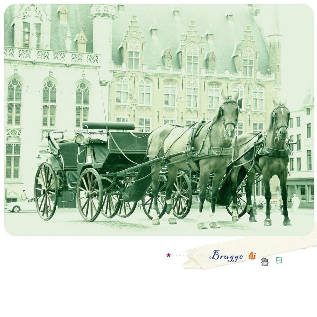比利时旅行摄影明信片 - 卡片/明信片 - 纸 