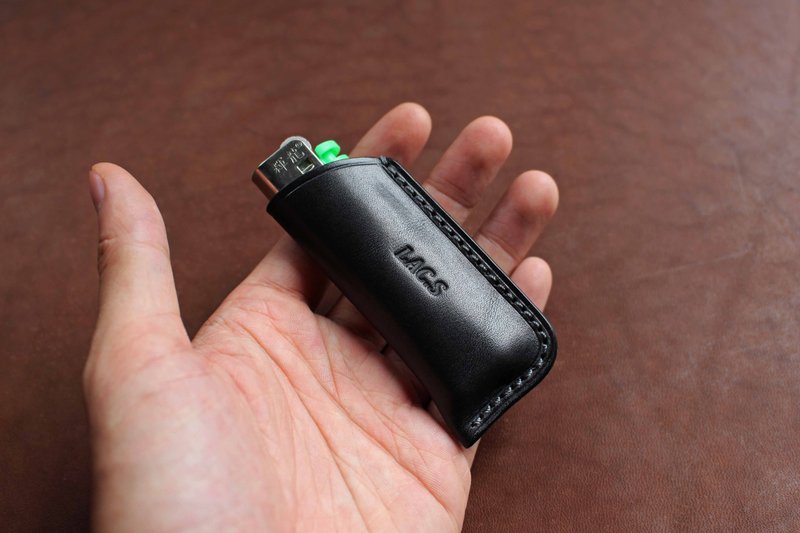 VULCAN LIGHTER CASE 意大利 植鞣牛革 打火机套 可加购压印服务 - 其他 - 真皮 黑色