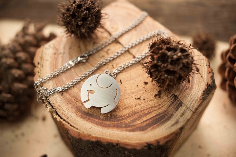 Black Joker 森灵动力系列 迷你象 - 项链 - 其他金属 银色