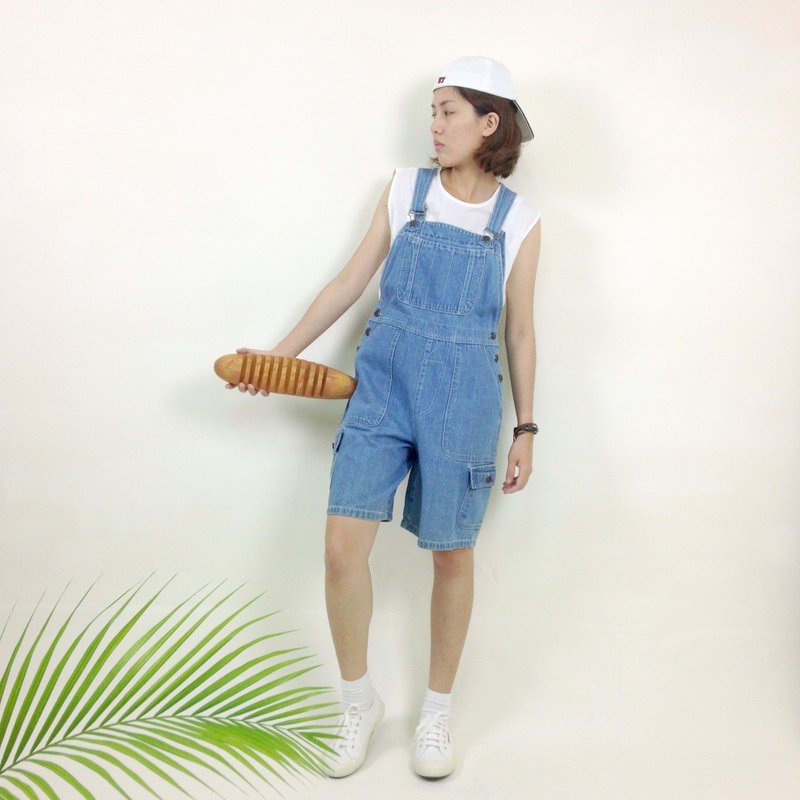 │千金难买早知道│古着吊带裤VINTAGE/MOD'S - 背带裤/连体裤 - 其他材质 