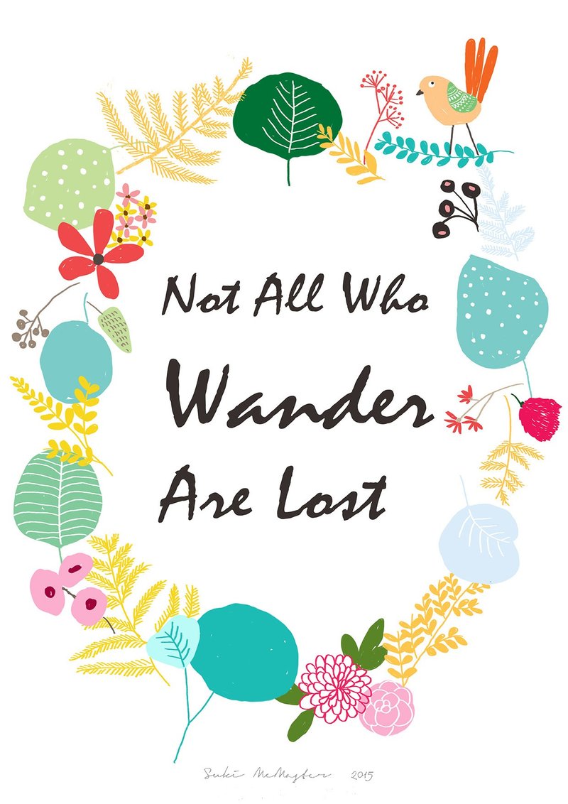 插画原作 － 旅行的意义 - 海报/装饰画/版画 - 纸 多色