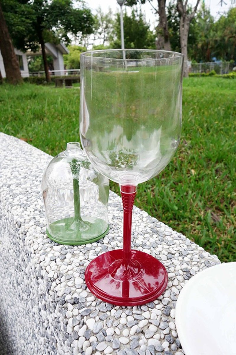 高贵红(1入)-Outdoor Wine Glass-户外高脚杯 红酒杯 塑胶杯 野餐 露营 杯子 礼物 - 其他 - 塑料 红色