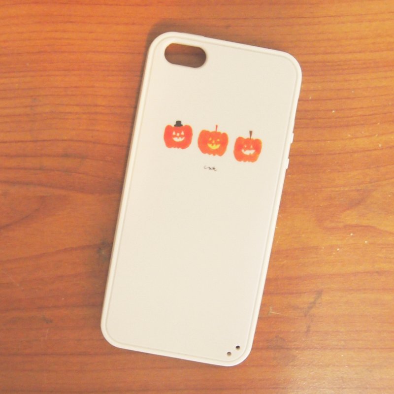 ☎南瓜先生／iphone5手机壳 - 手机壳/手机套 - 塑料 橘色