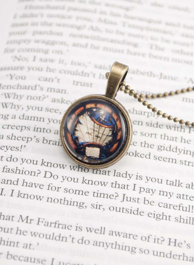 // La Don // 【梦想泡泡长项链-颠倒的航海图】 - 项链 - 其他金属 金色