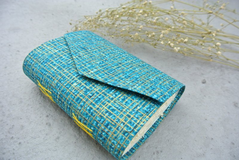 月光倒影/手工笔记本/日记本/记事本/手帐/摺者小本 - 笔记本/手帐 - 纸 蓝色