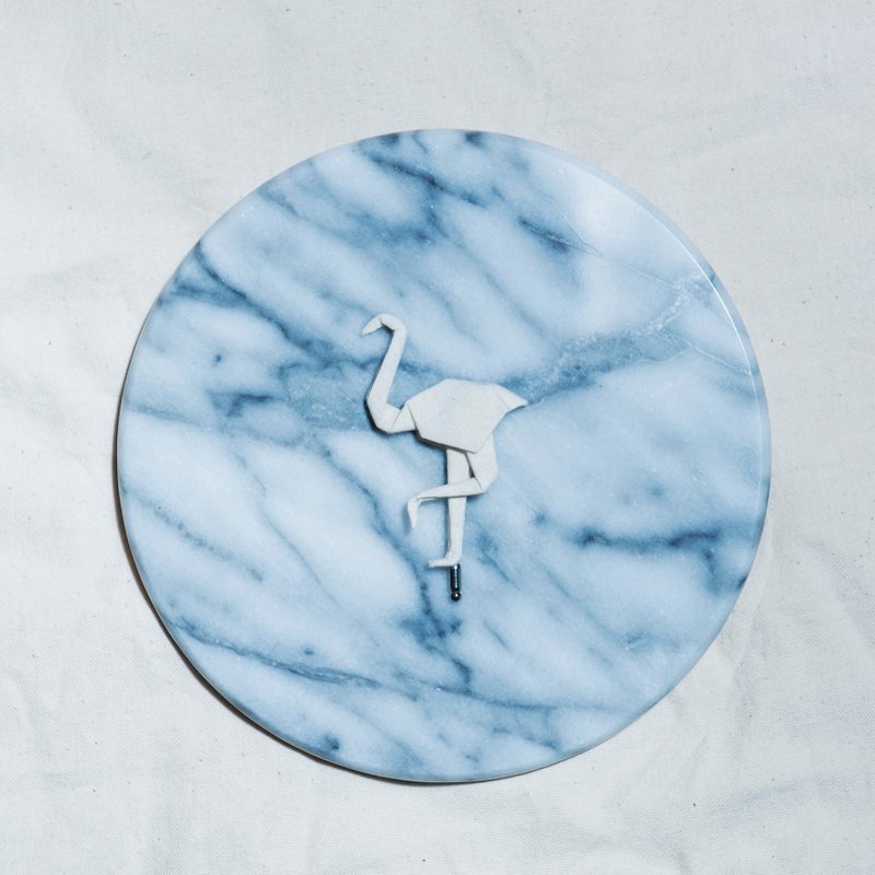 \百鸟园/ 折纸胸针_火鹤 - 胸针 - 其他材质 白色