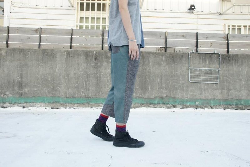 ••••前后都能穿的裤子••••（剩最后一件） - 女装长裤 - 其他材质 蓝色