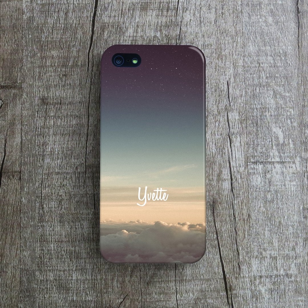 OneLittleForest - 定制手机保护壳- iPhone 5, iPhone 5c, iPhone 4- 星空 - 手机壳/手机套 - 塑料 蓝色