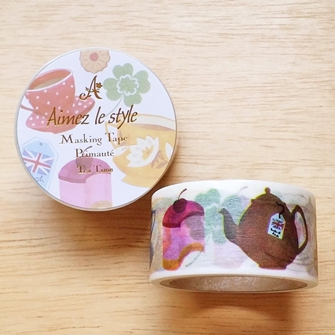 Aimez le style 28mm和纸胶带 (03461 下午茶) - 纸胶带 - 纸 多色