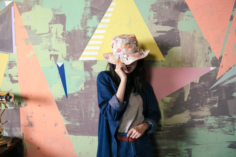 A MERRY HEART♥南瓜蘑菇汤 - 帽子 - 其他材质 咖啡色