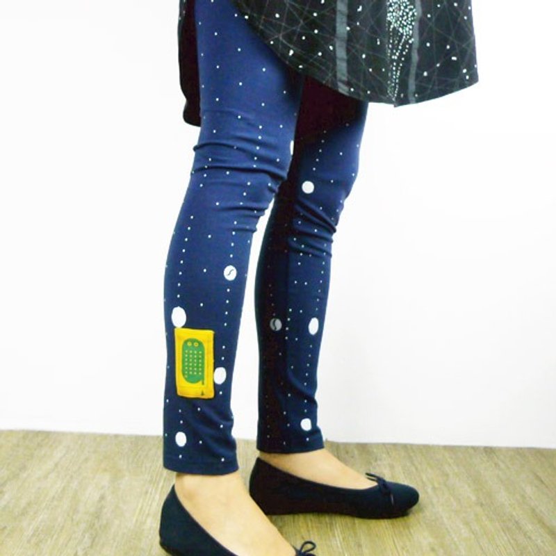 Urb.弹珠台 内搭裤 / 深蓝 - 女装内搭/紧身裤 - 其他材质 蓝色