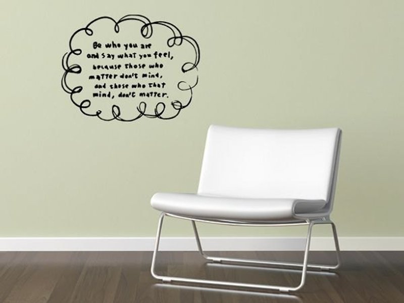 / 箴言系列 Quote 做你自己 Be you / 无痕壁贴8色可选 - 墙贴/壁贴 - 其他材质 多色