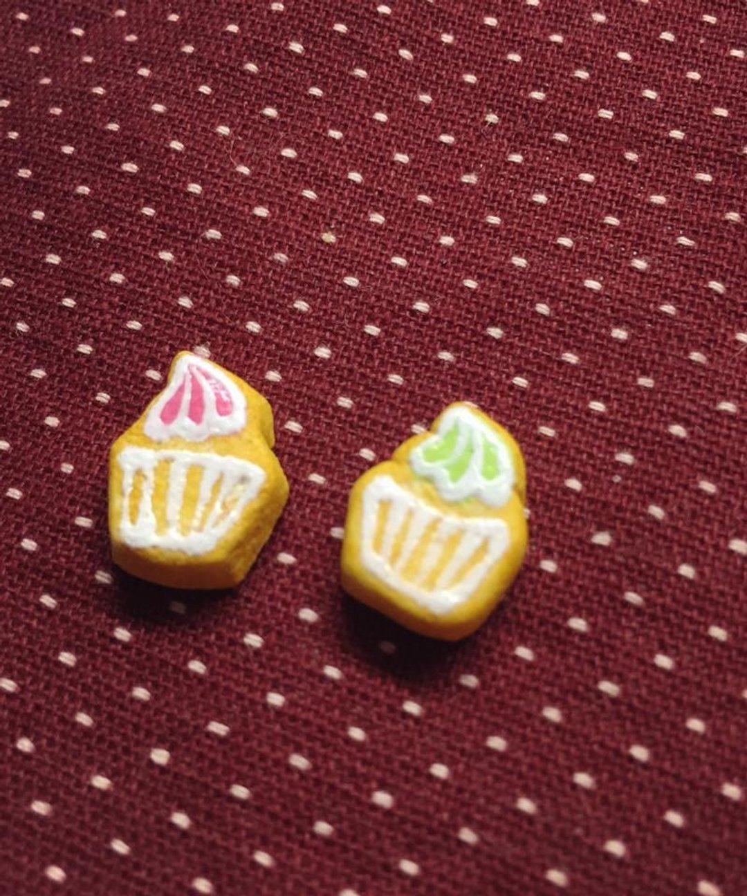 ~~mini 新品上市~~杯子蛋糕糖霜饼干耳环组(2个一组) (可改耳夹式) ((满600随机送神秘小礼物)) - 耳环/耳夹 - 其他材质 多色