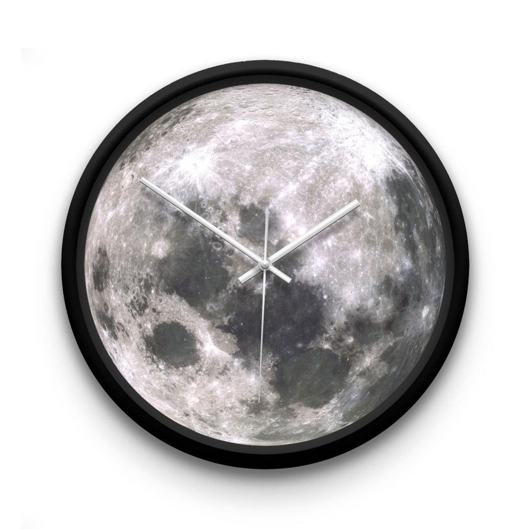 AppleWork iWatch 创意挂钟：Moon PSIC-005 - 时钟/闹钟 - 塑料 灰色