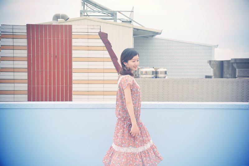 春  |  古着洋装 - 洋装/连衣裙 - 其他材质 粉红色