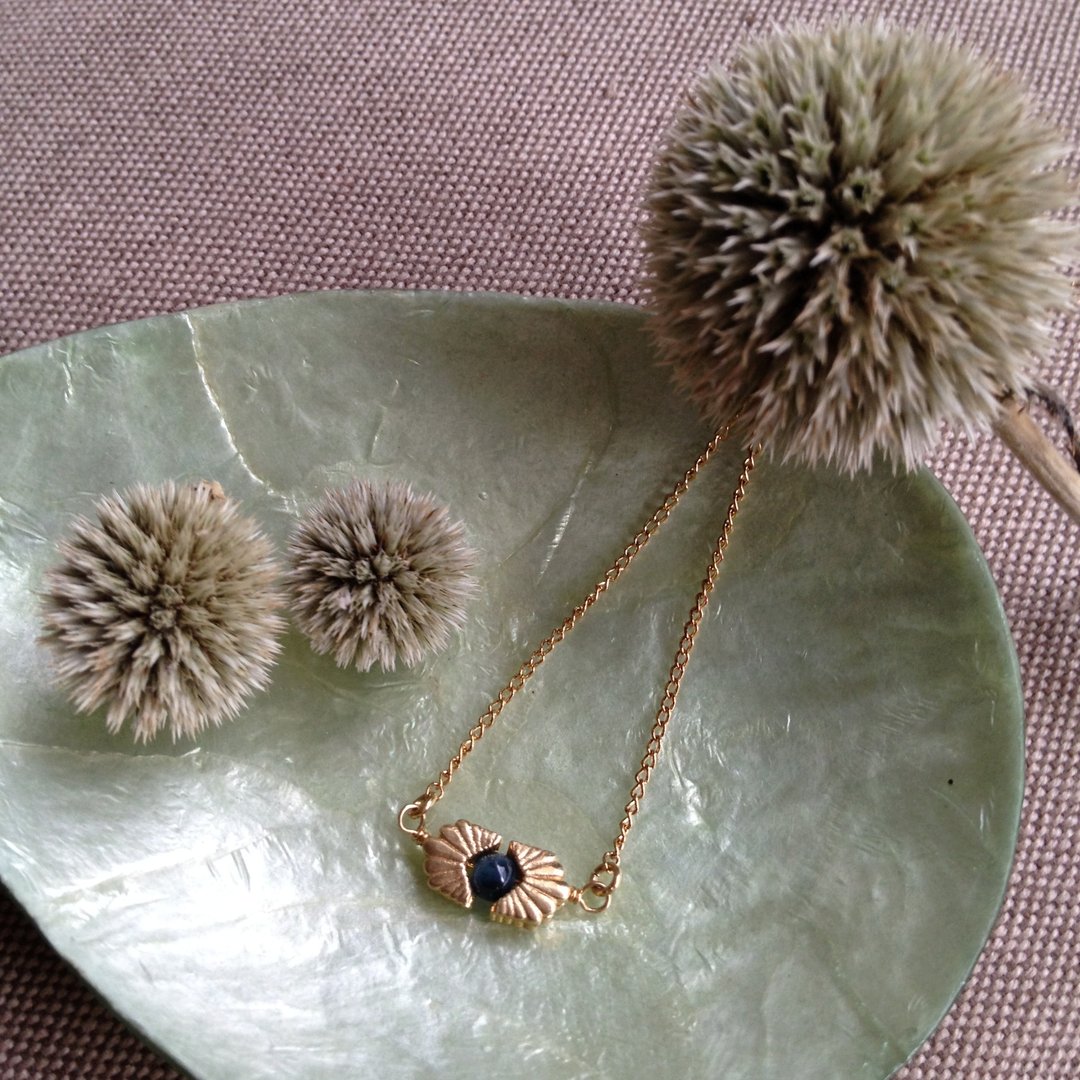 伦敦设计art deco光芒项链 - 项链 - 其他金属 绿色