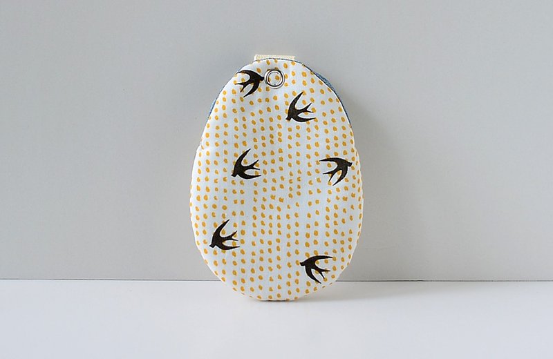 鸡蛋匙包。KeyCozy。晨光鸟 - 钥匙链/钥匙包 - 其他材质 黄色