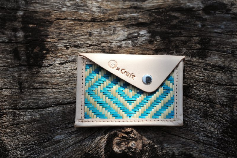 名片夹/票卡夹- 竹编   大格蓝 - 文件夹/资料夹 - 竹 蓝色