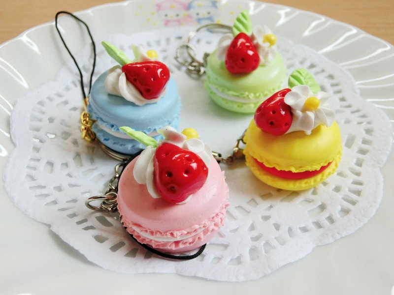 春意缤纷马卡龙钥匙圈/吊饰 - 其他 - 其他材质 多色
