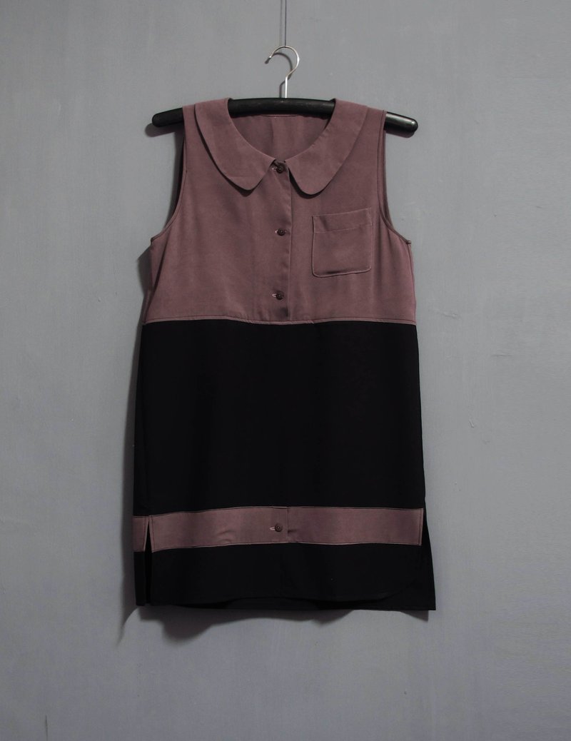 Wahr_紫摆黑弧佯装 - 洋装/连衣裙 - 其他材质 黑色