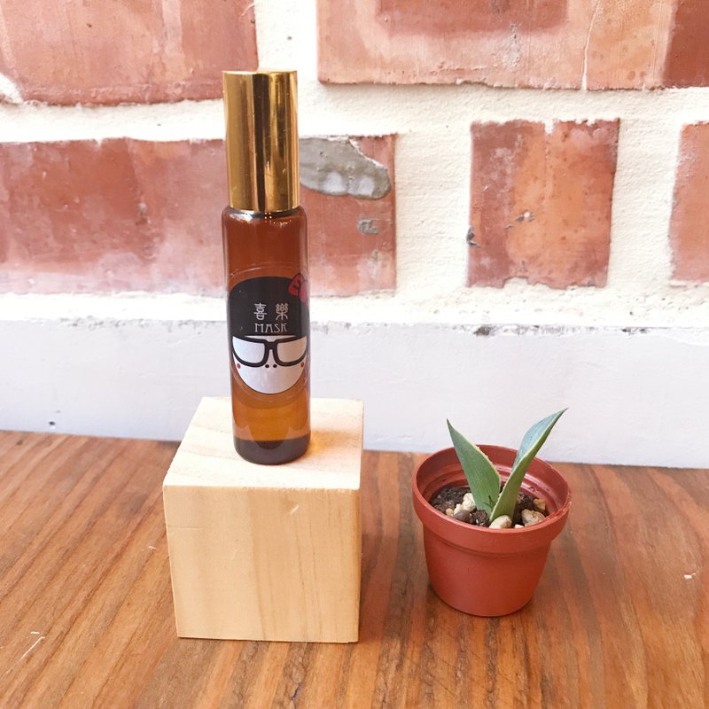 喜乐 放松精油滚珠棒 - 香薰/精油/线香 - 精油 咖啡色