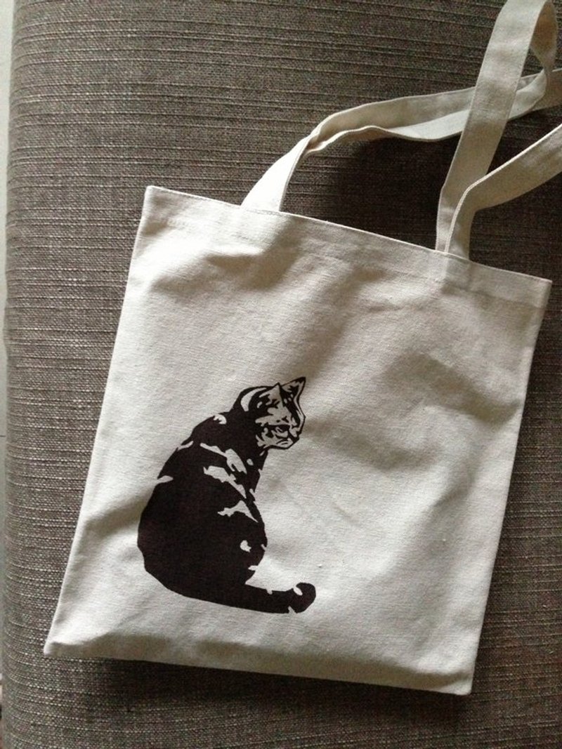 D款咪哒包-美背   A4尺寸(手提/肩背包) - 侧背包/斜挎包 - 棉．麻 卡其色