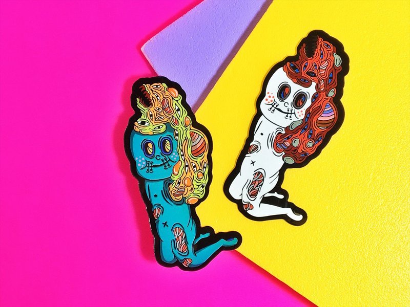 跪人 // 贴纸 - 贴纸 - 防水材质 多色