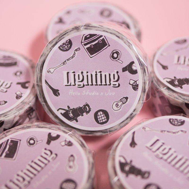 行动工具 灯光Lighting│纸胶带 - 纸胶带 - 纸 黑色