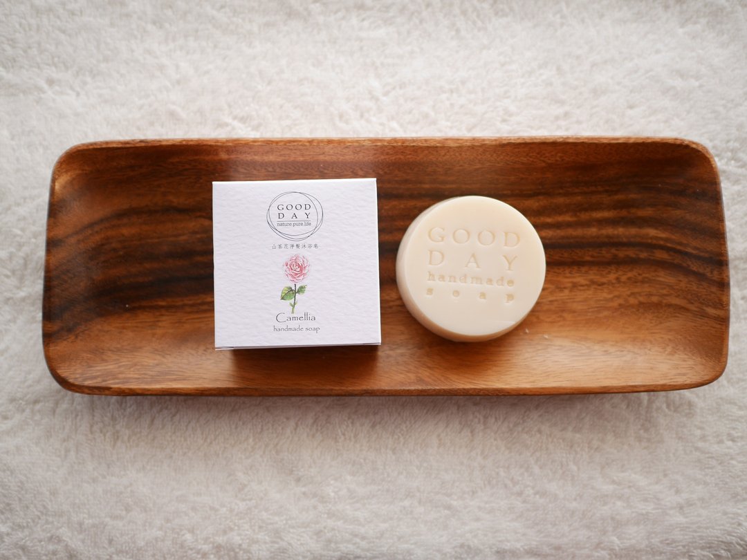 山茶花净发沐浴皂 (Camellia Handmade Soap) - 沐浴用品 - 植物．花 白色