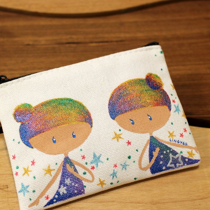 富察令儿·彩绘零钱包 - 零钱包 - 其他材质 蓝色