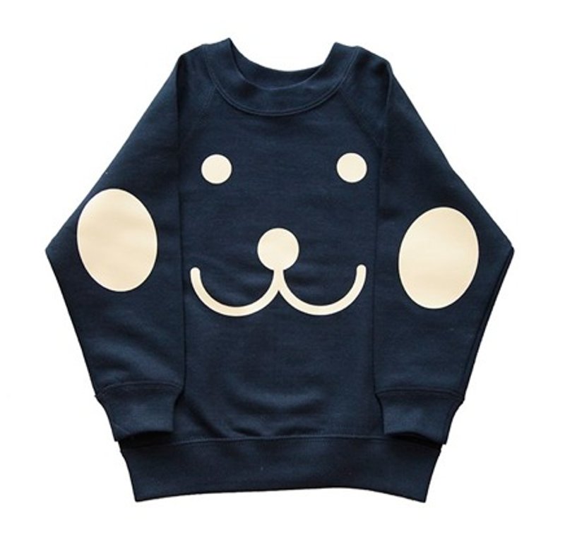 荷兰hektik.cc笑咪咪熊海军蓝刷毛上衣 - 其他 - 棉．麻 蓝色