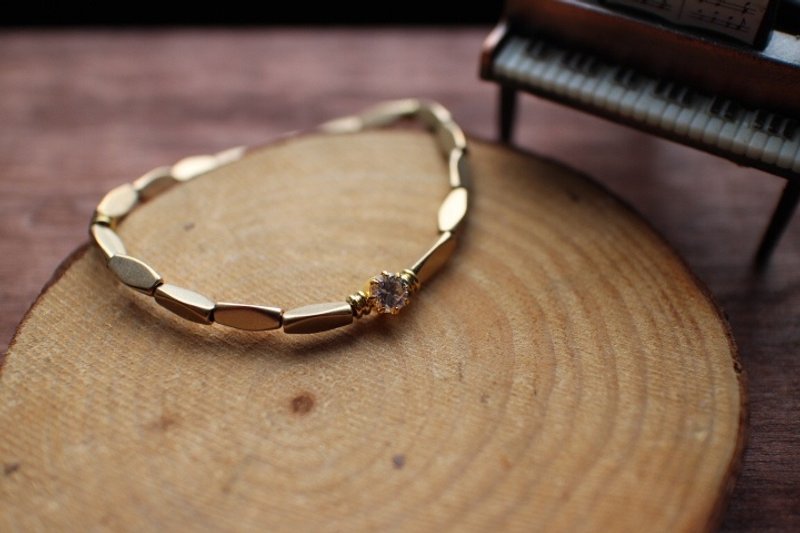 承诺~黄铜+日本精工八爪钻 手工 手环 - 手链/手环 - 其他材质 