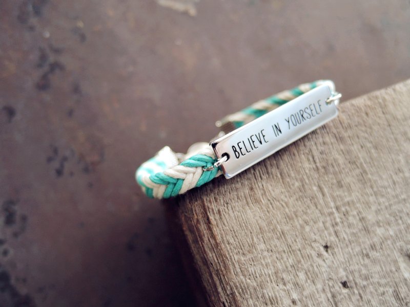 Zhu.Believe in yourself系列-鱼尾编 - 手链/手环 - 其他金属 