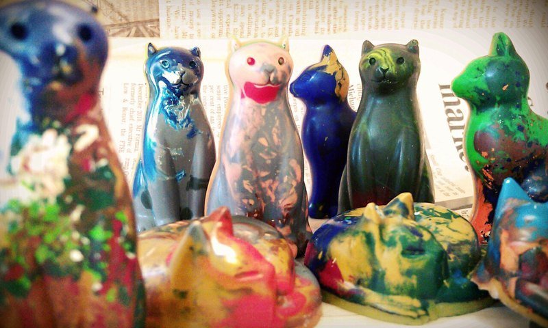 蜡笔猫定制组（9只一套） - 其他 - 其他材质 多色