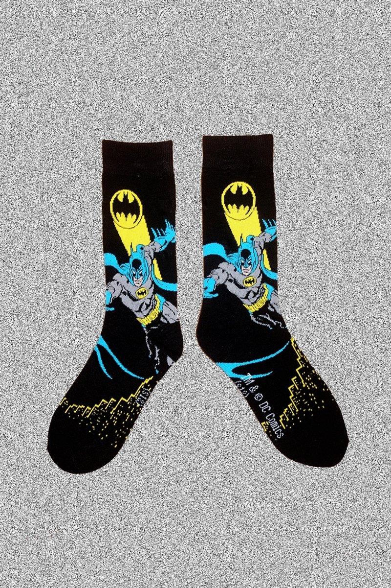 蝙蝠侠漫画棉袜!!夏漪眺=knock your socks off !! - 袜子 - 其他材质 黑色