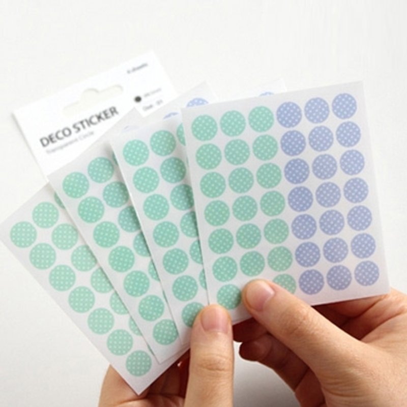 彩红造型标签贴V2-点点02,E2D51813 - 贴纸 - 塑料 多色