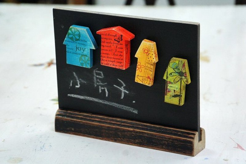 磁铁小房子 - 木工/竹艺/纸艺 - 木头 