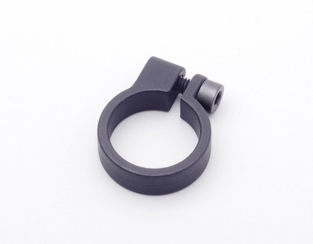Drilling Lab - CLAMP不锈钢戒 Type B(黑色) - 戒指 - 其他金属 黑色