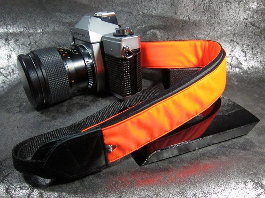 "亮橘"减压背带 相机背带 乌克丽丽 吉他 push bike  Camera  Strap - 相机背带/脚架 - 其他材质 橘色
