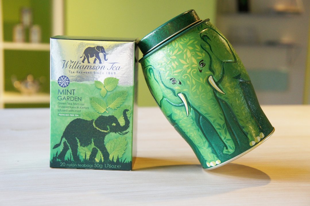 【健康好礼】英国Williamson Tea威廉森茶--绿色活力大象罐礼盒 - 茶 - 新鲜食材 绿色