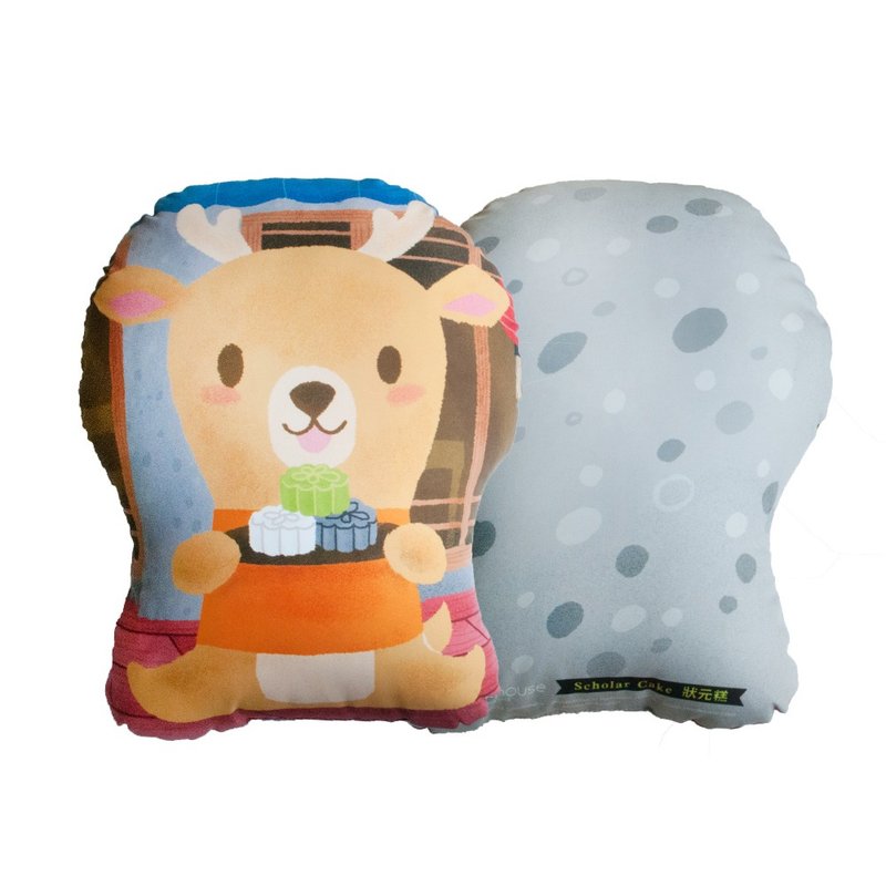 台式点心抱枕 : 状元糕 - 枕头/抱枕 - 其他材质 橘色