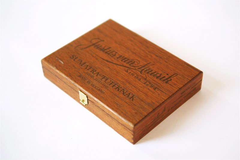 复古雪茄盒 - 欧洲 vintage - 植栽/盆栽 - 其他材质 咖啡色