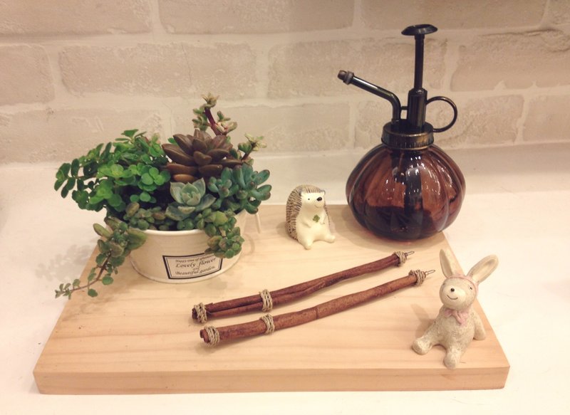 冷衫木片底座 - 木工/竹艺/纸艺 - 木头 金色