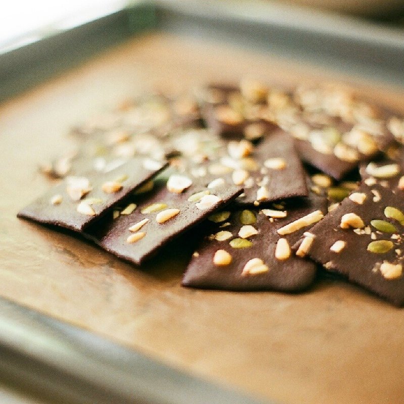 雅雅－法式可可薄片饼干 - 手工饼干 - 新鲜食材 红色