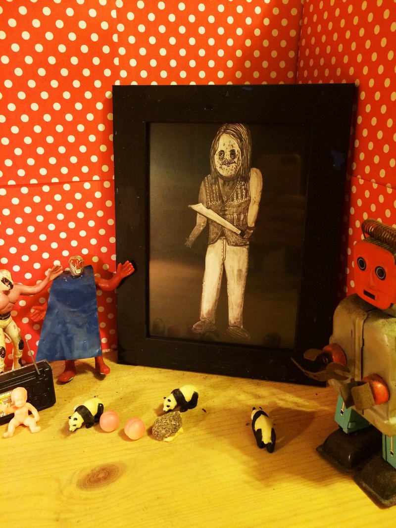 过去X未来多提无用 僵尸 zombie in my backyard 系列展览品： Machete (2010) - 其他 - 纸 灰色