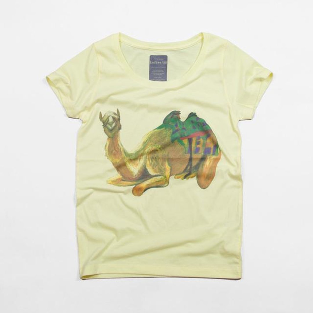 Camel animal T-shirt Tcollector - 男装上衣/T 恤 - 棉 黄色