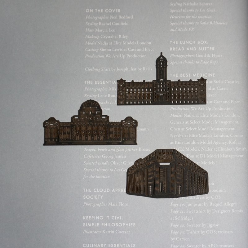 麦麦藏宝图-古迹篇3入组 纸雕书签 | 在地文化 历史建筑 文具送礼 - 书签 - 纸 黑色